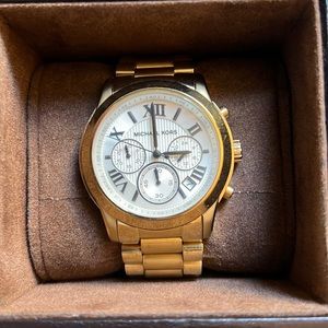 Gold Michael Kors watch